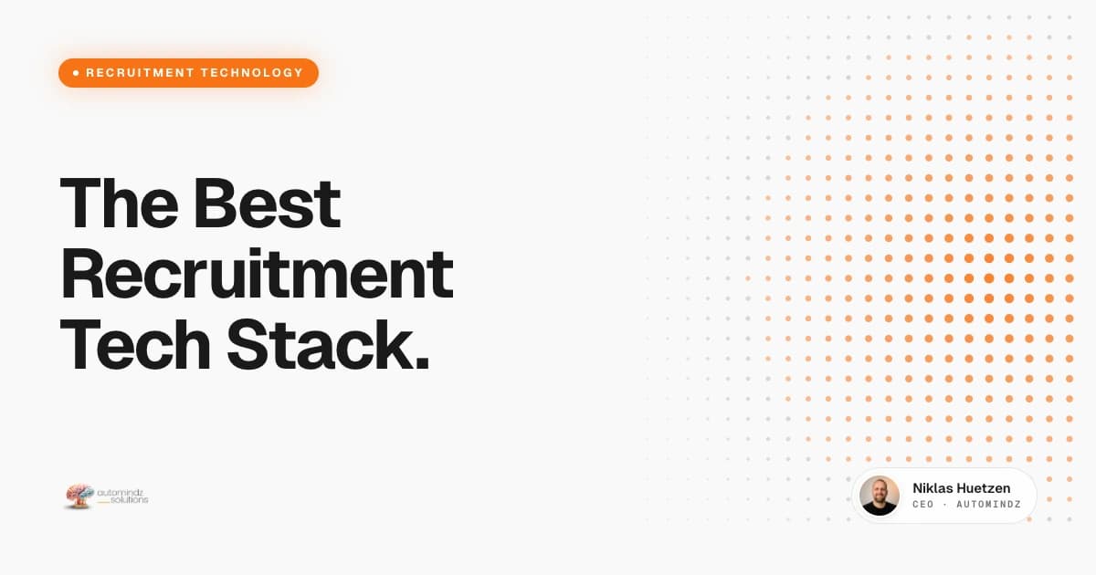 The Best Recruitment Tech Stack for Small Agencies in 2026 - connected tools and AI copilots