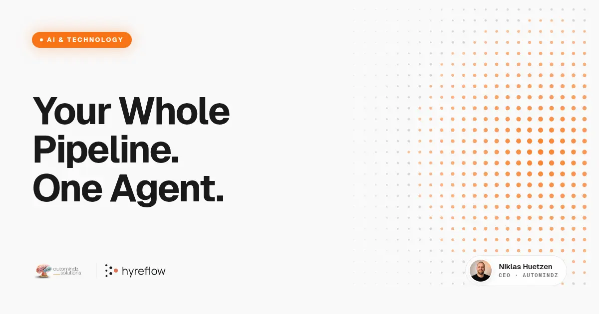 How to Run Your Entire Recruitment Pipeline From Claude or ChatGPT (Without Wiring a Single Tool)