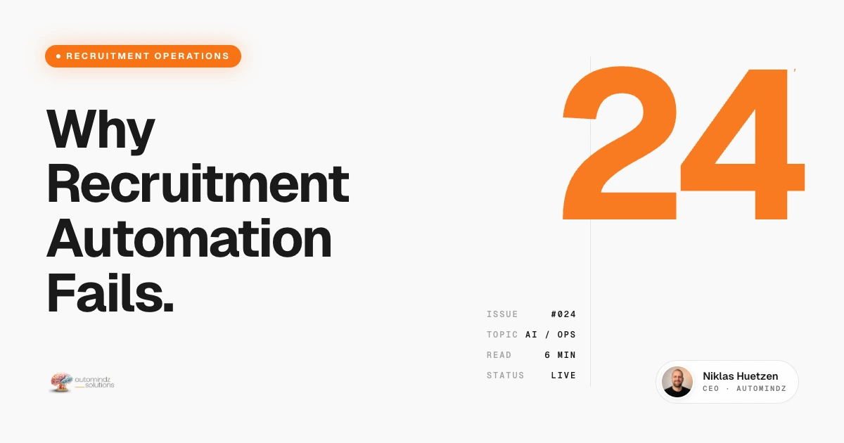 The #1 Reason Recruitment Automation Fails - change management, not technology