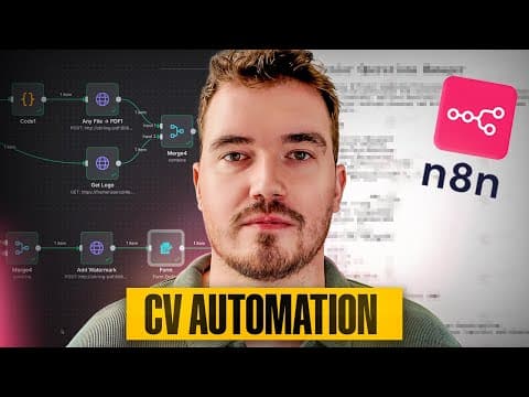 This n8n Workflow Formats Every CV Perfectly